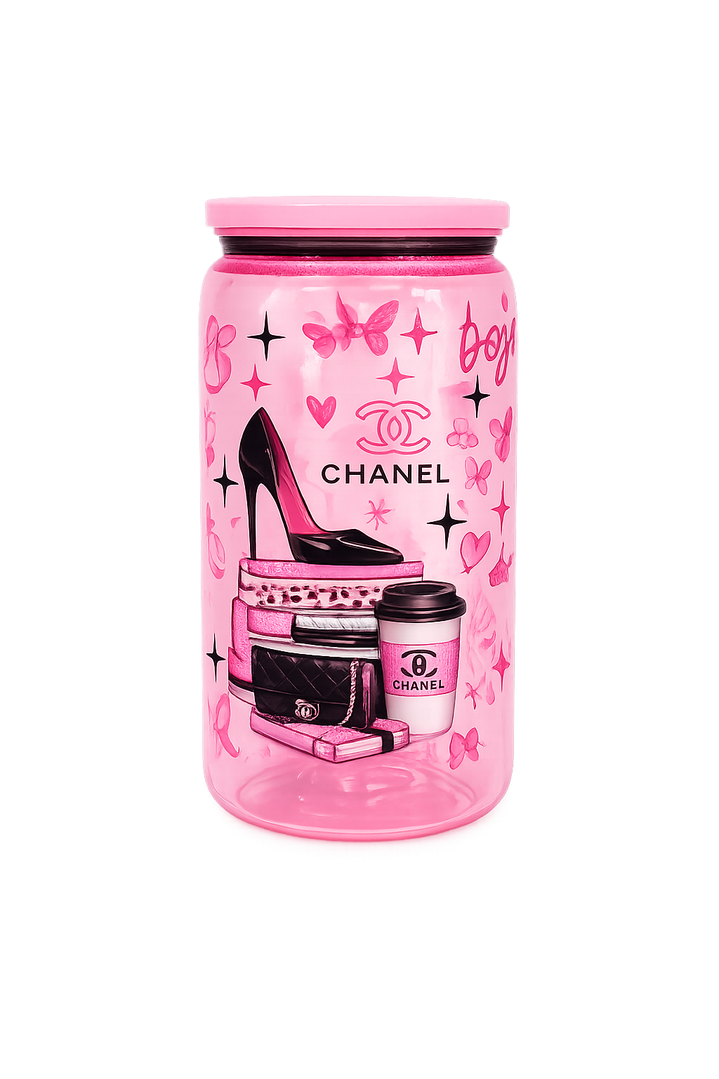 Girl Boss Pink Can Style Tumbler
