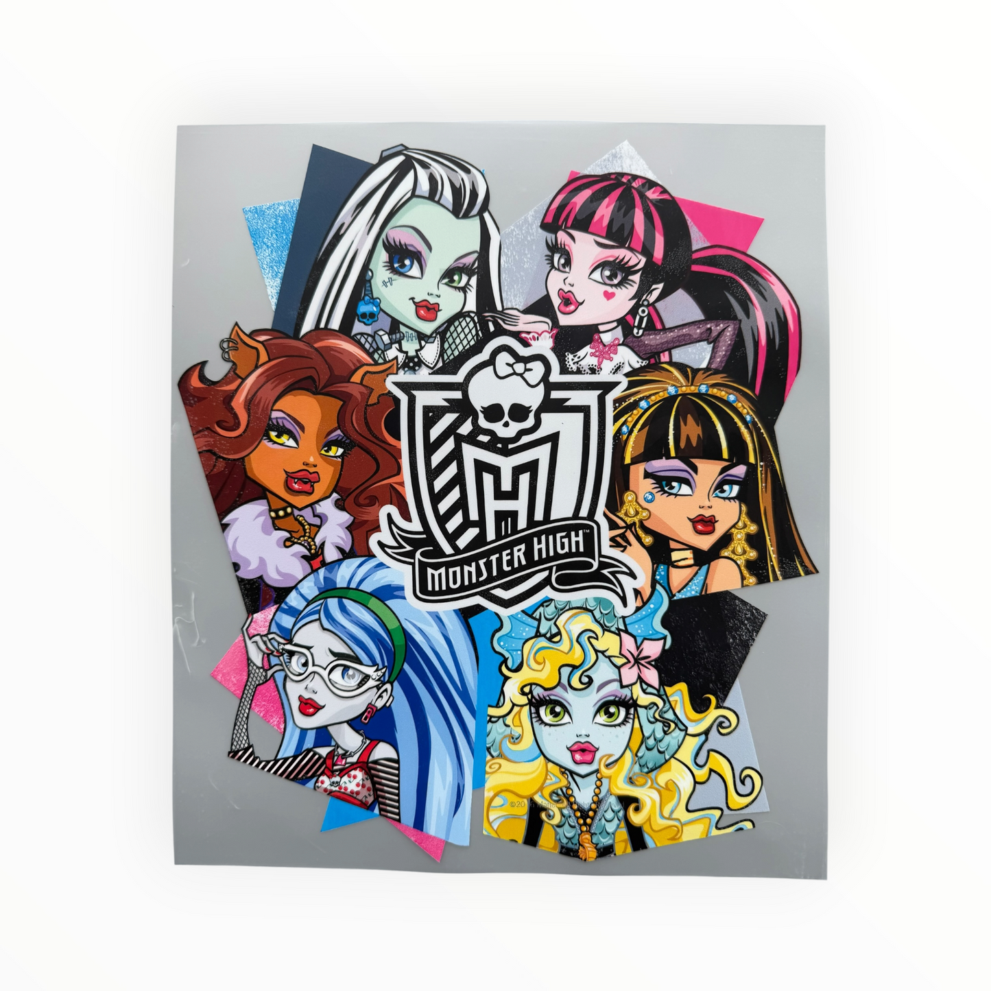 Monster High Character Collage DTF Print