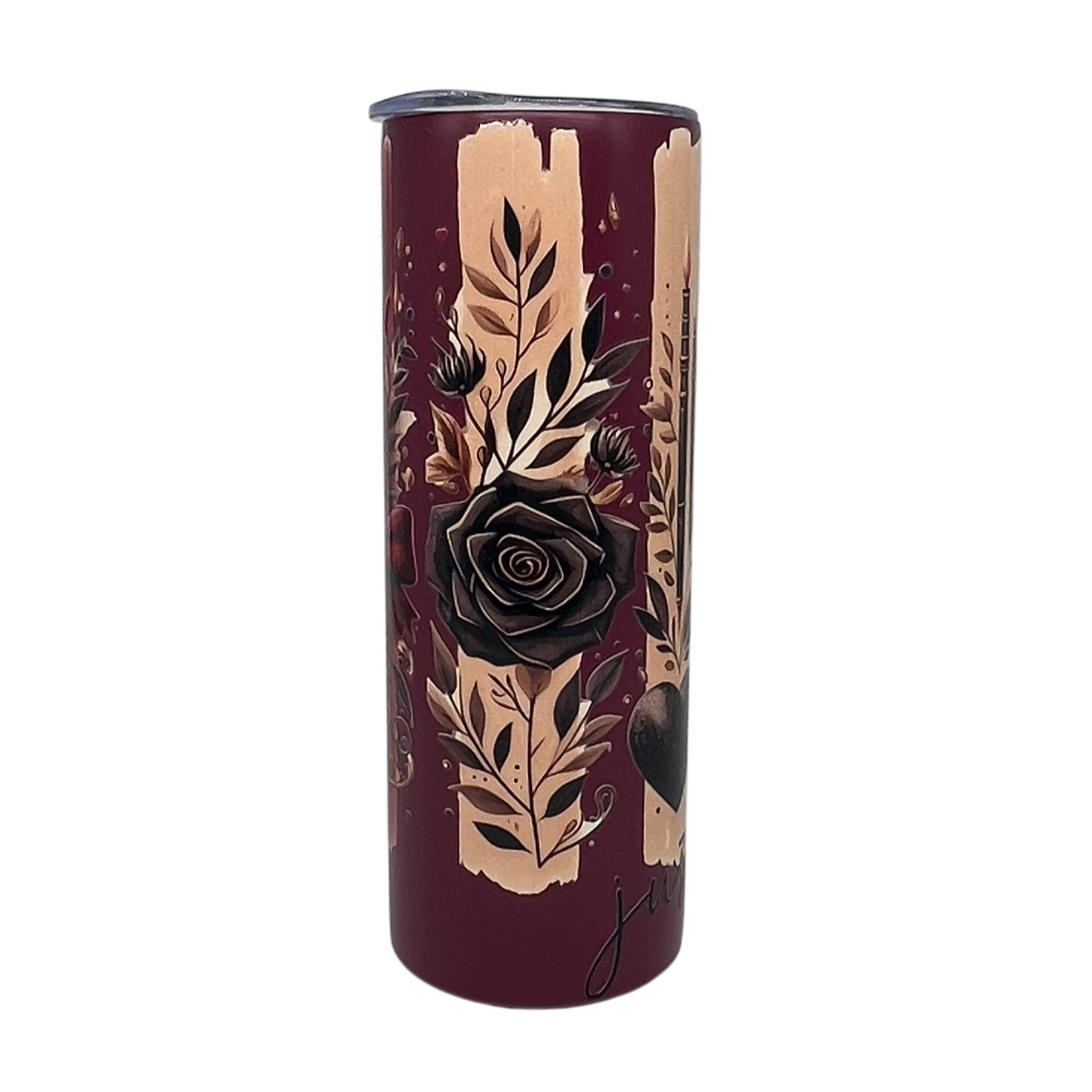 Just Go Away Metal Tumbler