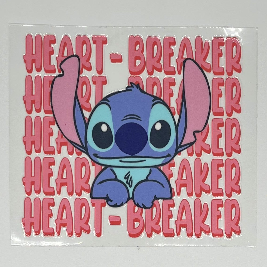 Heart-Breaker Stitch UV DTF Decal