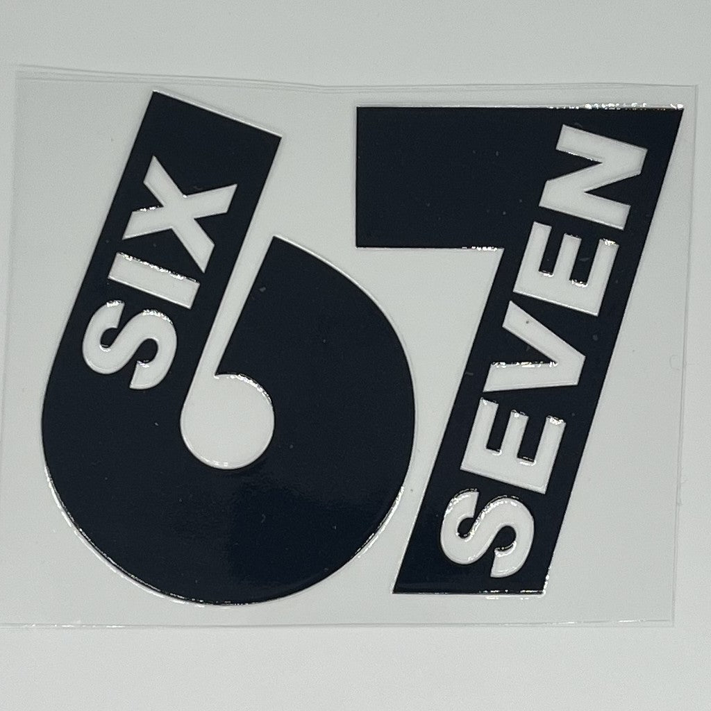 67 Six Seven UV DTF Decal
