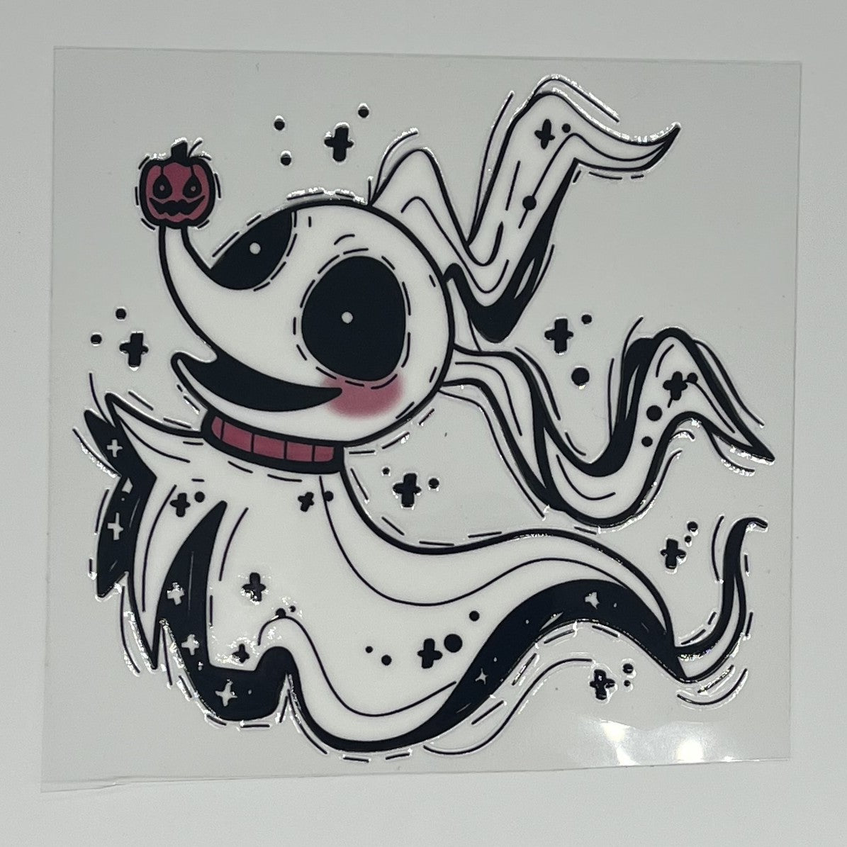 Zero Ghost Dog Nightmare Before Christmas UV DTF Decal