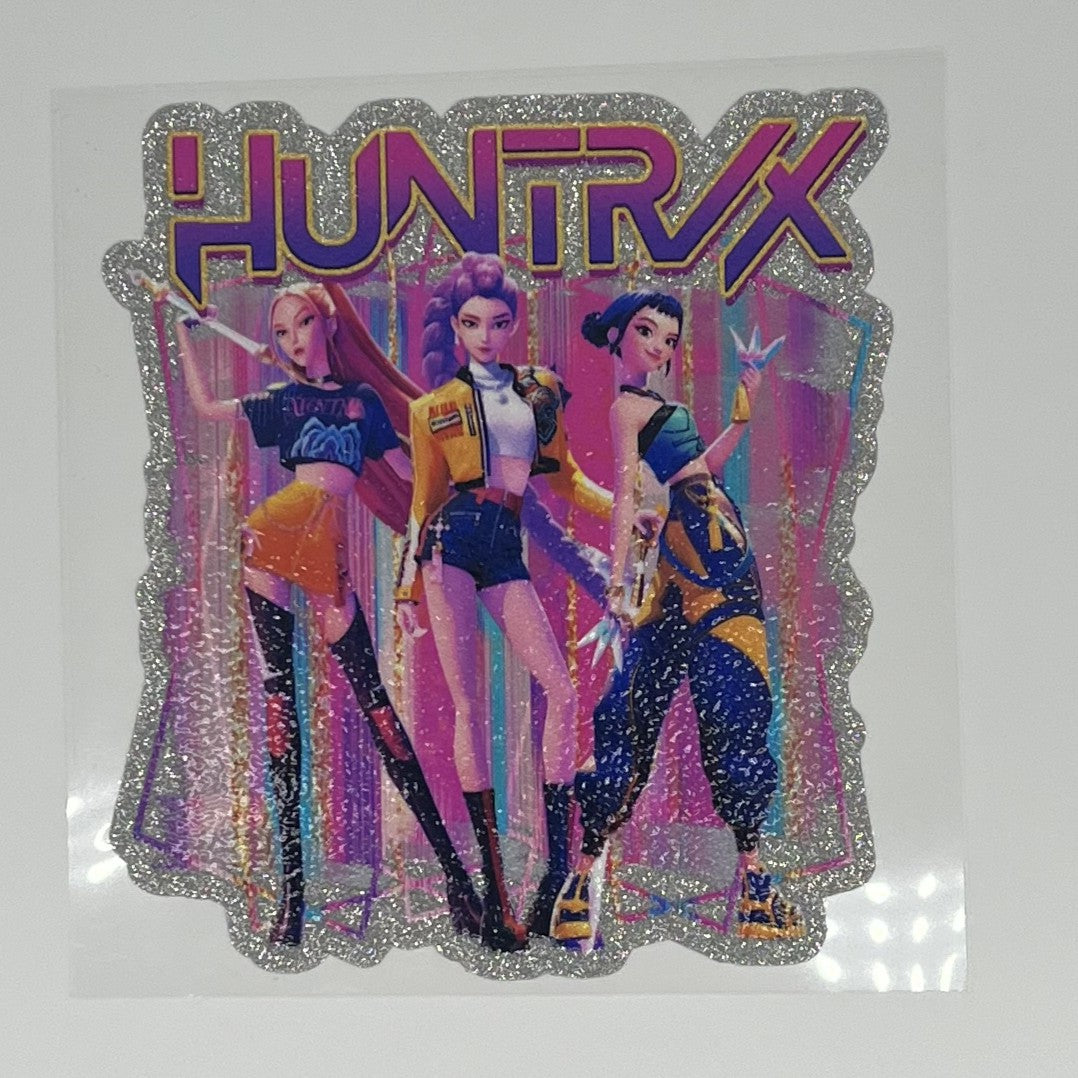 HuntrX Trio Glitter UV DTF Decal