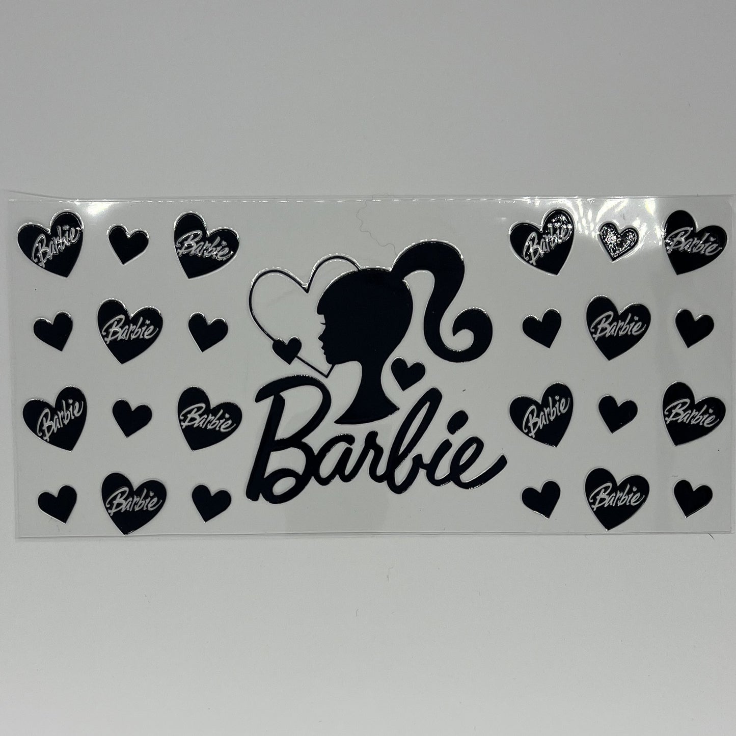 Barbie Silhouette UV DTF 16oz Wrap