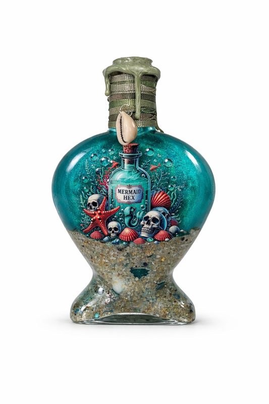 Mermaid Hex Potion Bottle