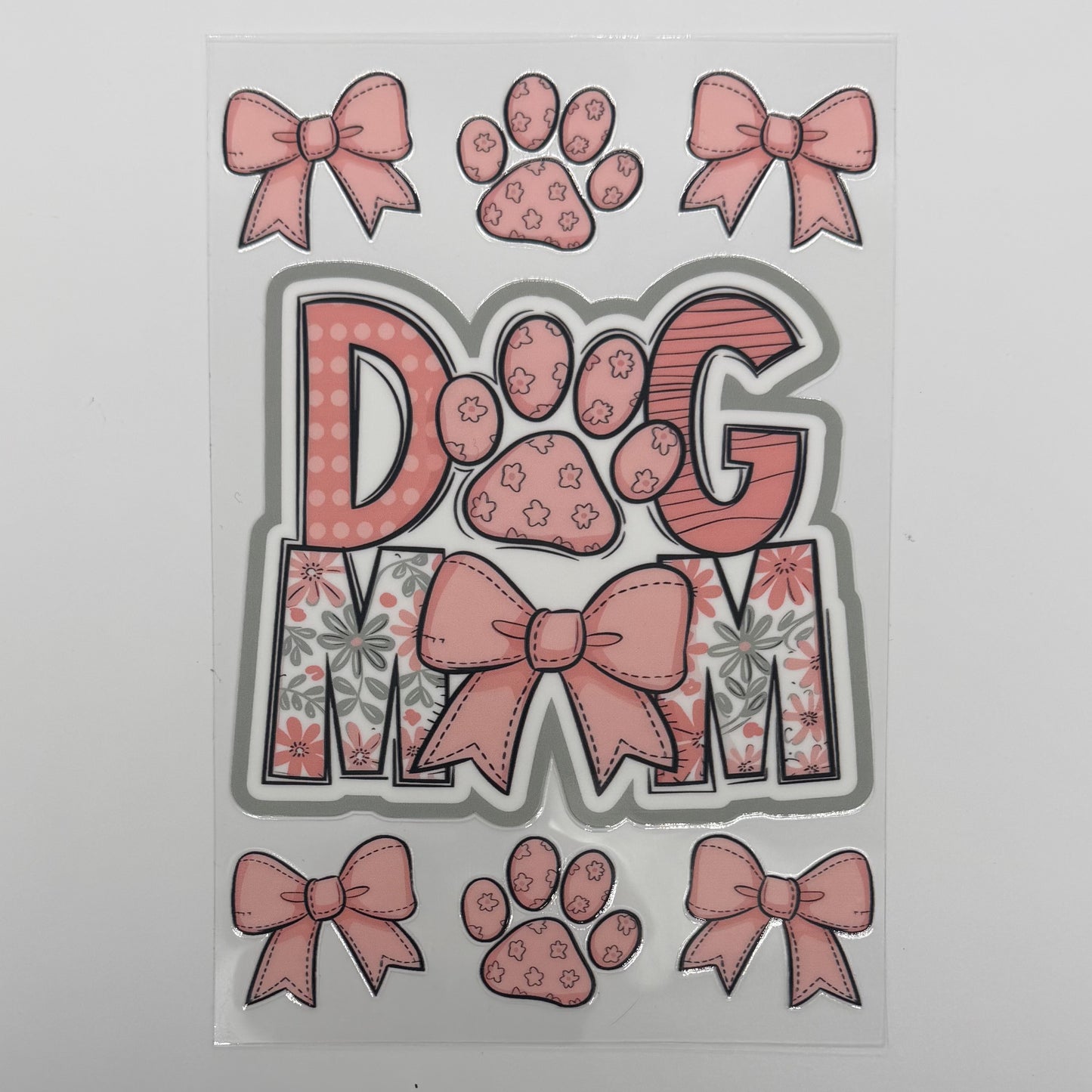 Dog Mom UV DTF A5 Wrap