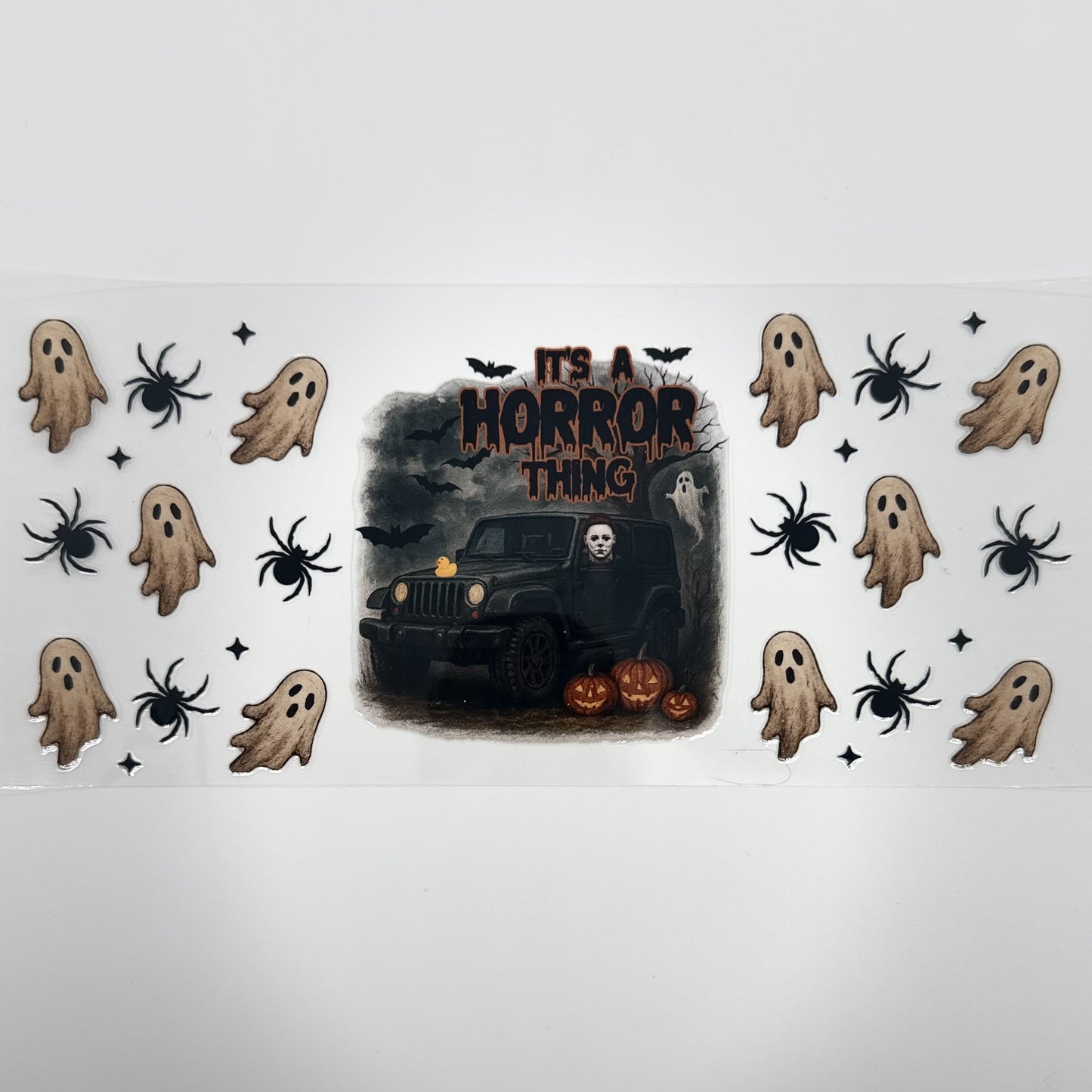 It's a Horror Thing UV DTF 16oz Tumbler Wrap