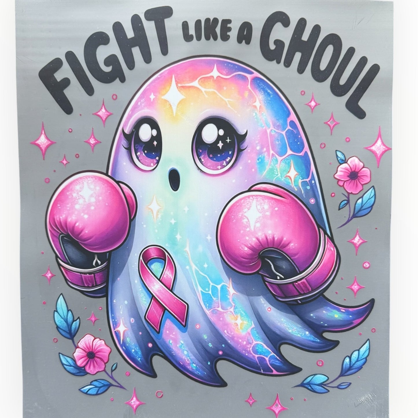 Fight Like a Ghoul Breast Cancer Awareness DTF Print