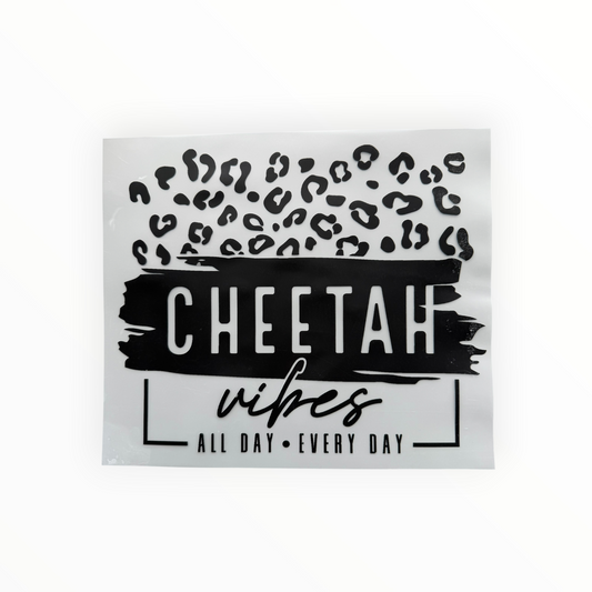 Cheetah Vibes All Day Every Day DTF Print