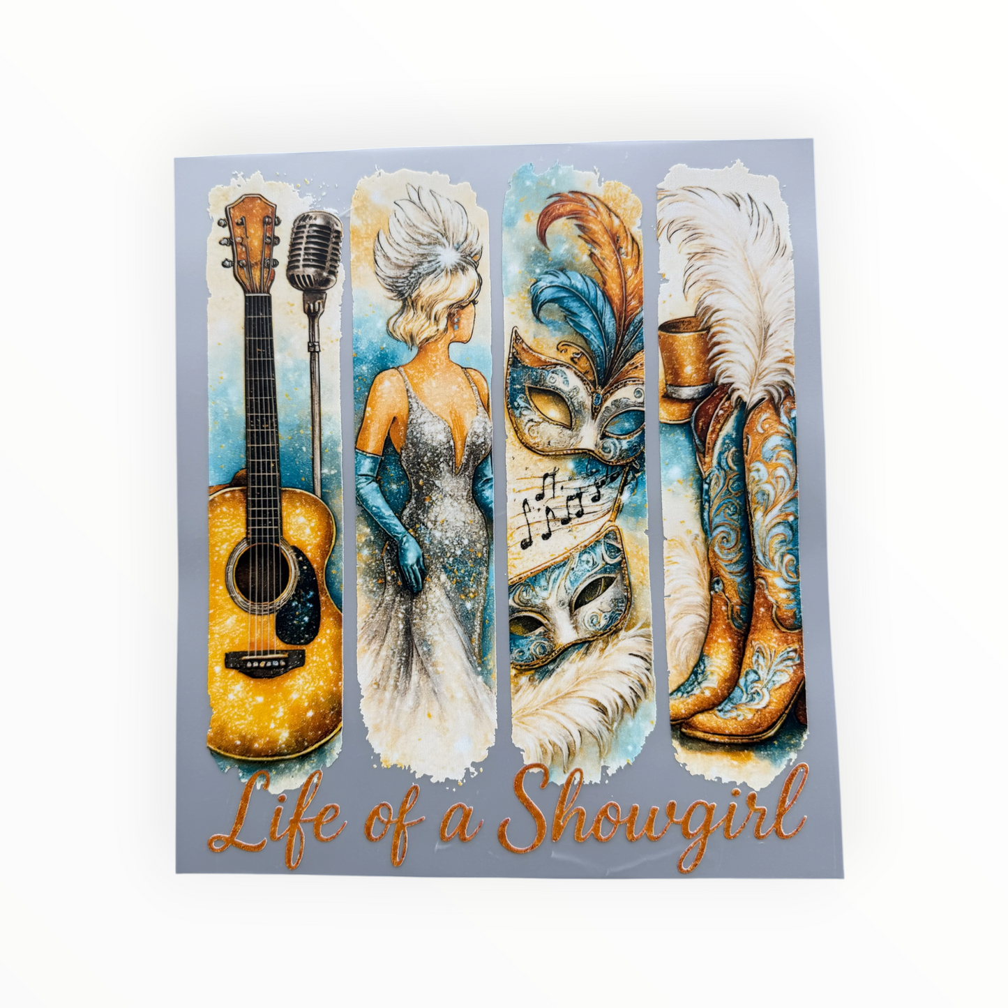 Life of a Showgirl Western Glam DTF Print