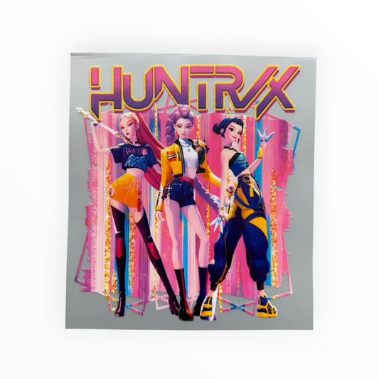 Huntryx Girl Group K-Pop Anime DTF Print