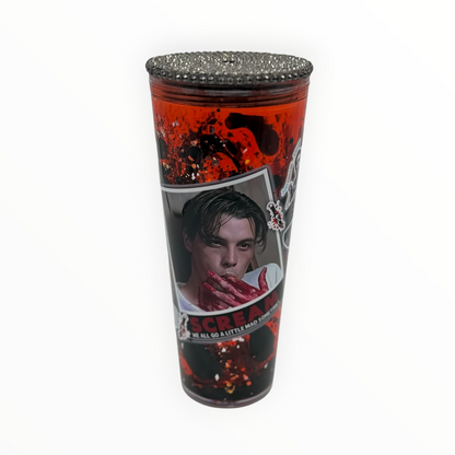 24oz acrylic lava tumbler side view