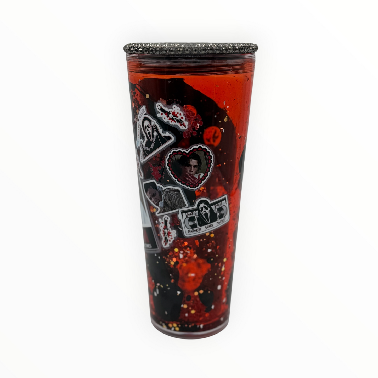 24oz acrylic lava tumbler alternate side view