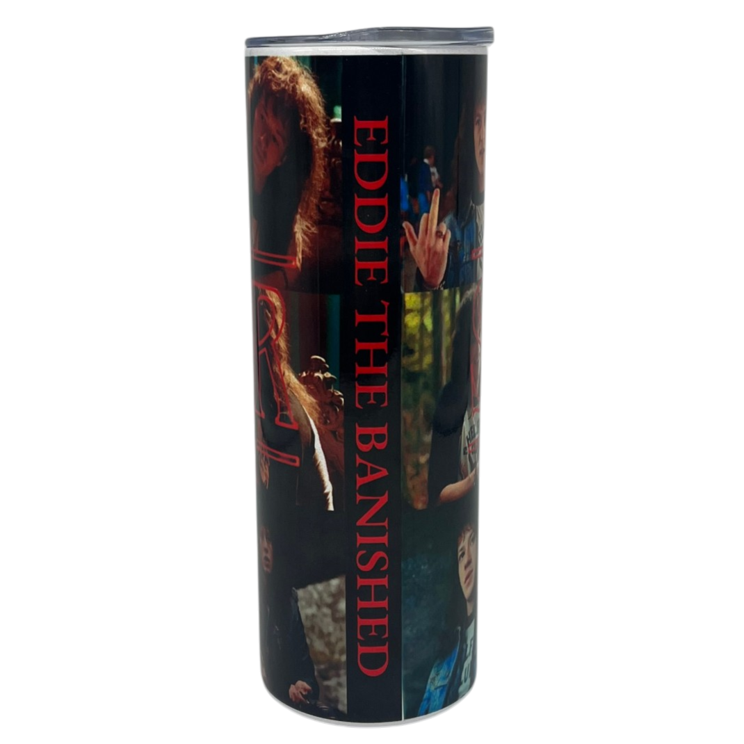 Stranger Things Sticker Collage Metal Tumbler