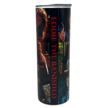Stranger Things Sticker Collage Metal Tumbler