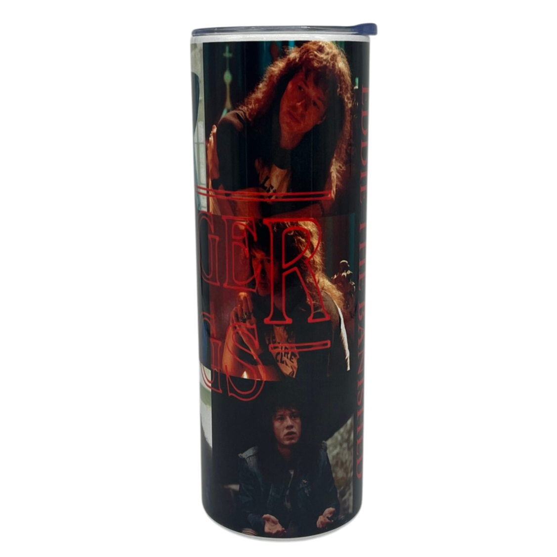 Stranger Things Sticker Collage Metal Tumbler