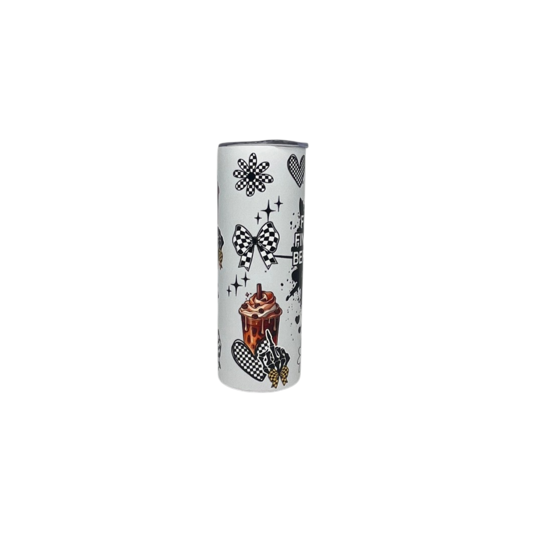 F*ck It — My Final Thought 20oz Skinny Tumbler