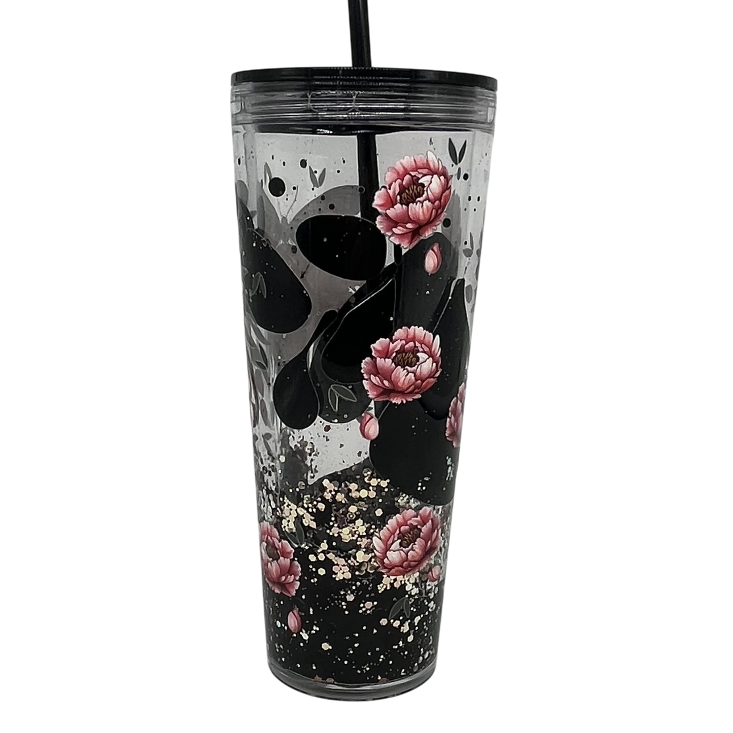Skull & Blooms Acrylic Lava Tumbler