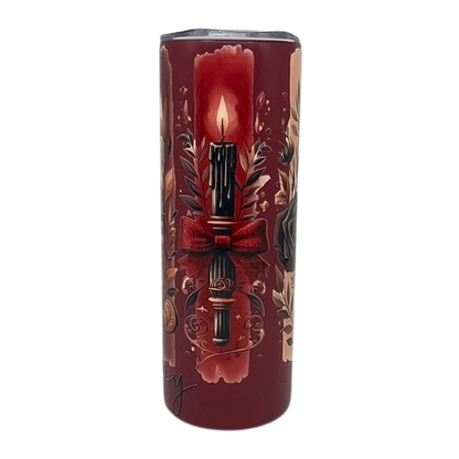 Just Go Away Metal Tumbler