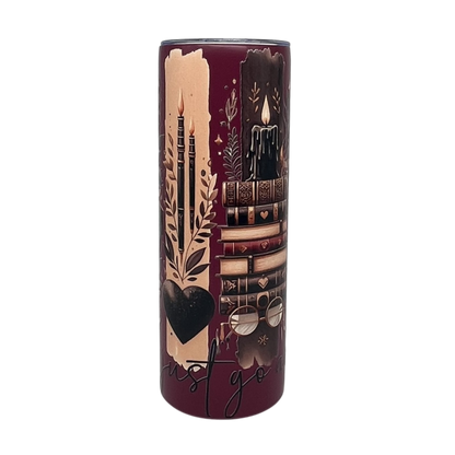 Just Go Away Metal Tumbler