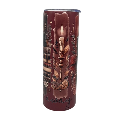 Just Go Away Metal Tumbler