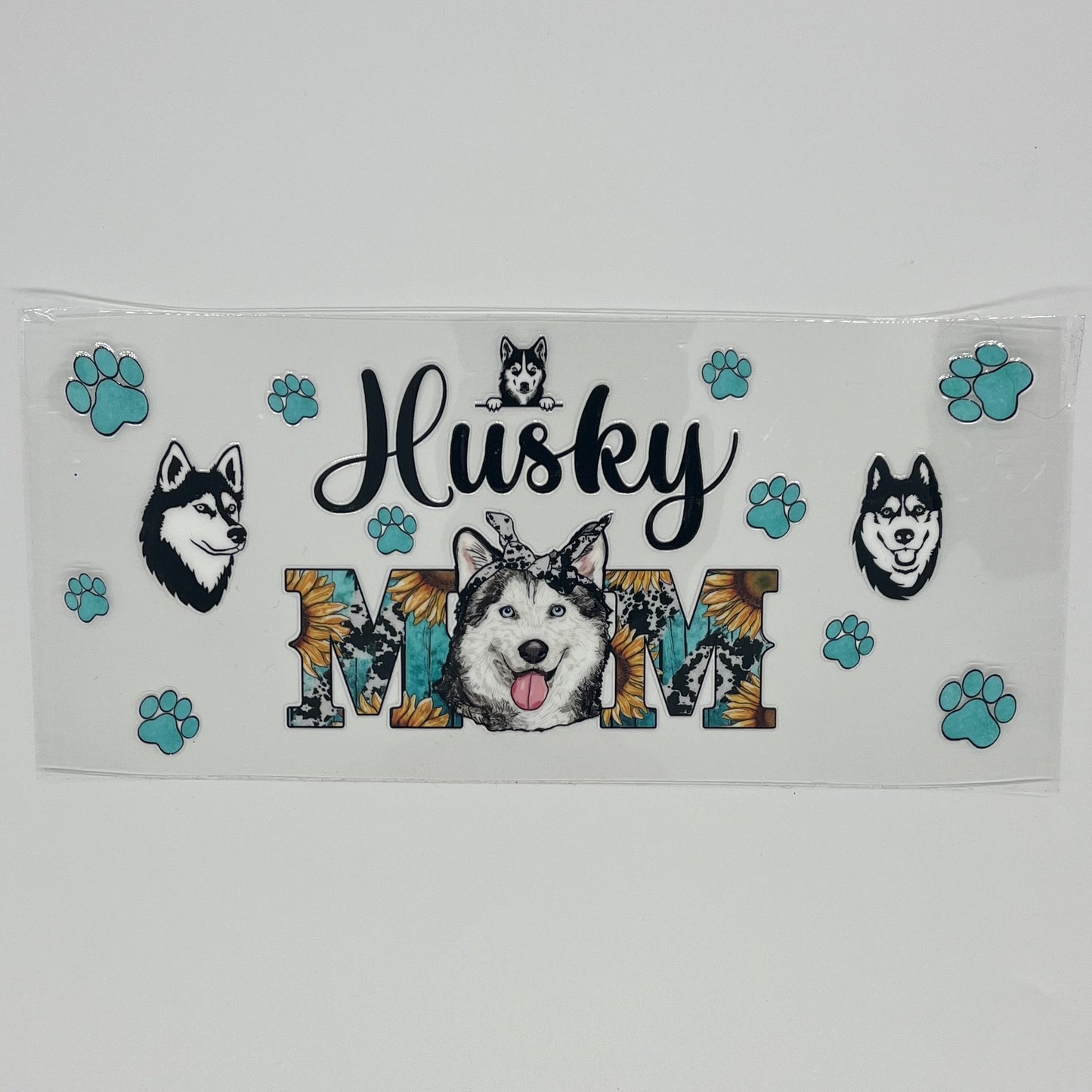 UV DTF Wrap - Husky Mom