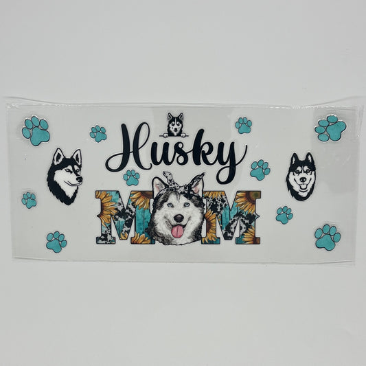 UV DTF Wrap - Husky Mom