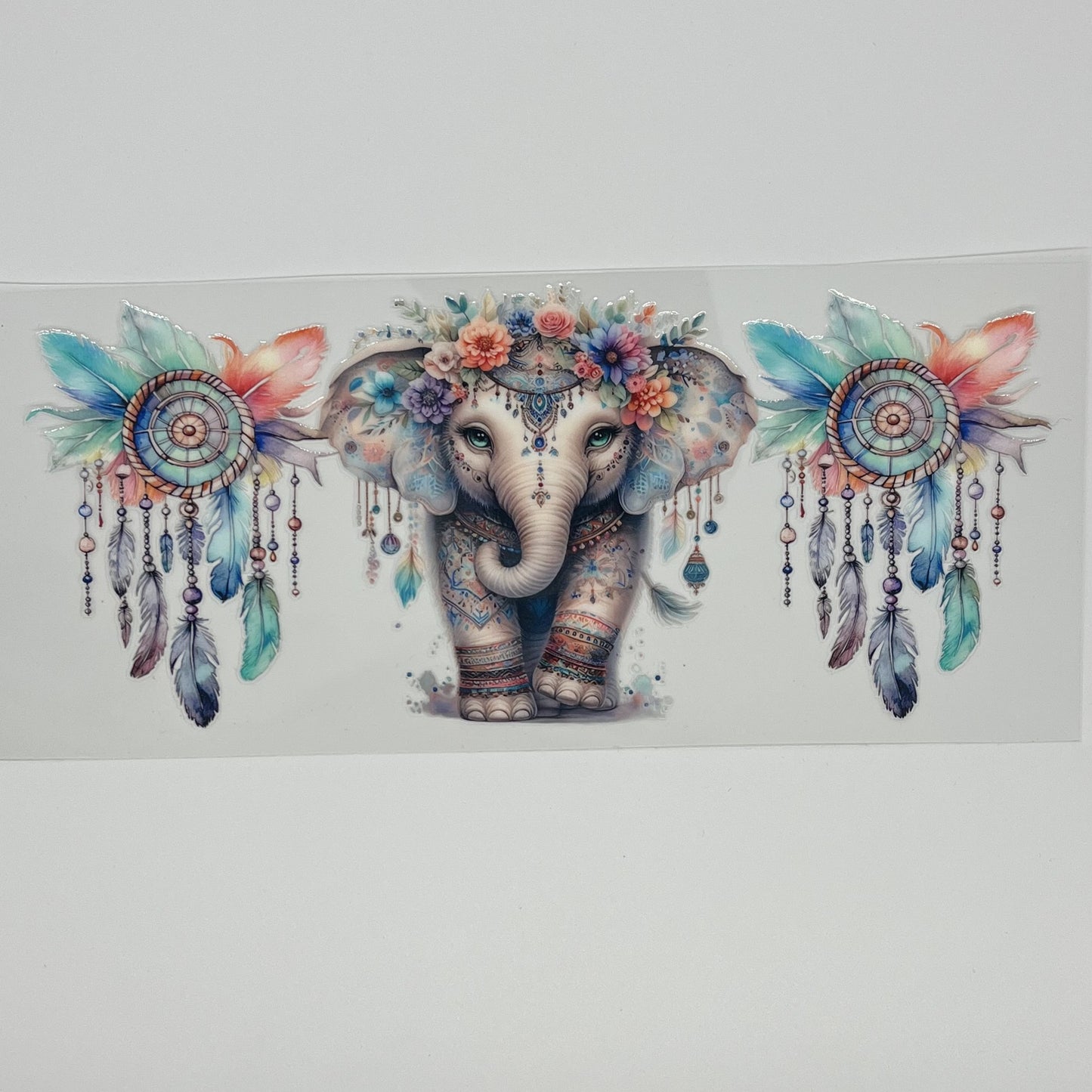 UV DTF Wrap - Elephant Dream Catcher 16oz
