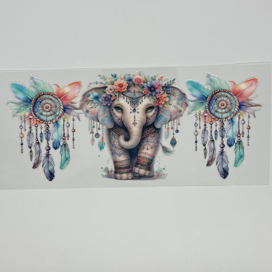 UV DTF Wrap - Elephant Dream Catcher 16oz