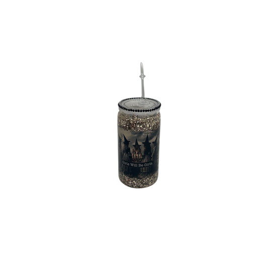 Girls Will Be Girls – Witch Coven 16oz Snow Globe Tumbler