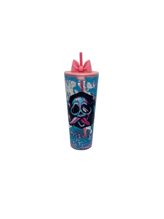 Scary Movie 24oz Acrylic Blue Lava Tumbler