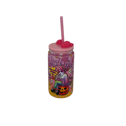 Pol-TEA-geist Boba Tea 16oz Acrylic Lava Tumbler