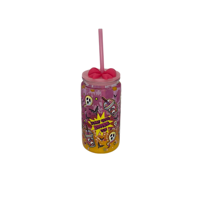 Pol-TEA-geist Boba Tea 16oz Acrylic Lava Tumbler