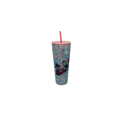 Horror Icons 24oz Acrylic Glow in the Dark Tumbler