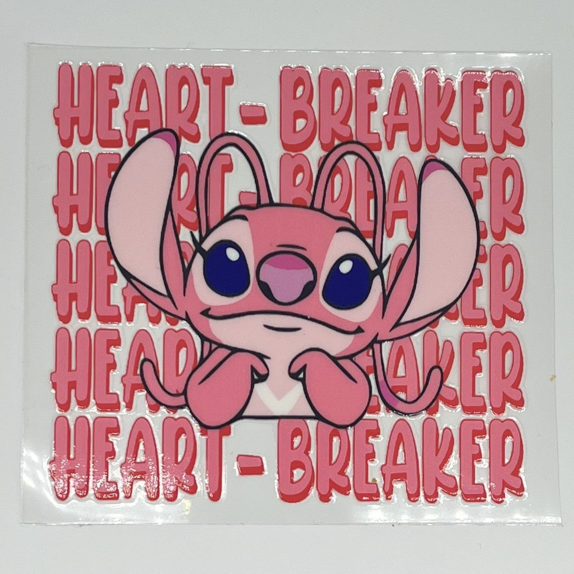 Heart-Breaker Angel UV DTF Decal