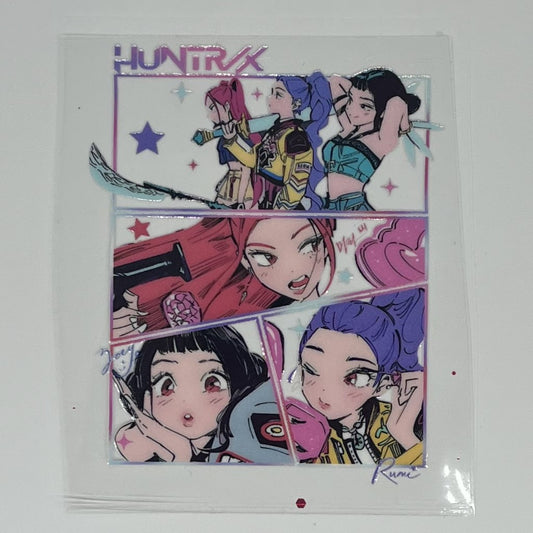 HuntrX Comic Panel UV DTF Decal