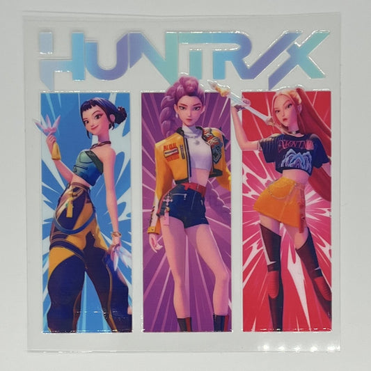 HuntrX Triple Panel Holographic UV DTF Decal