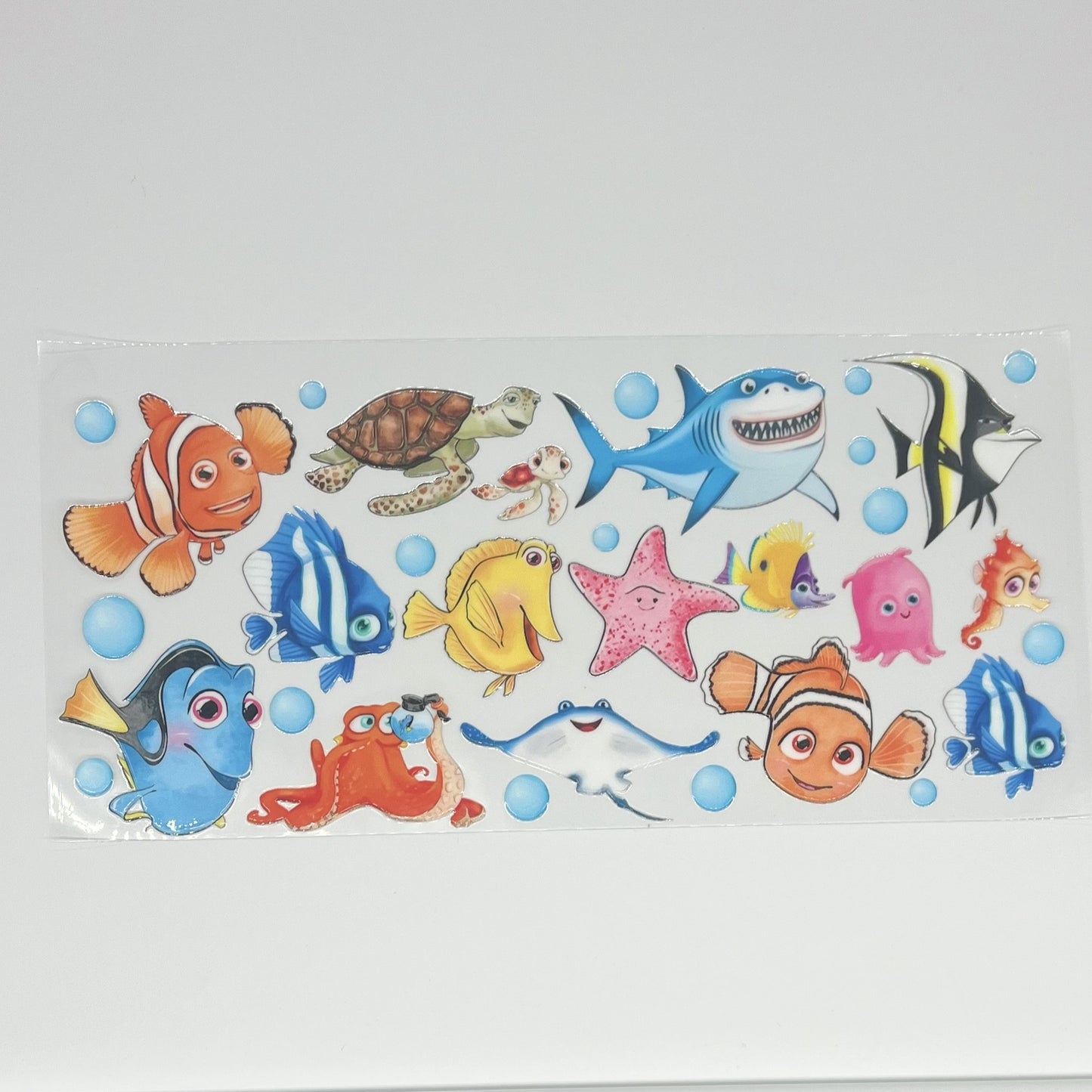 Ocean Friends UV DTF 16oz Cup Wrap
