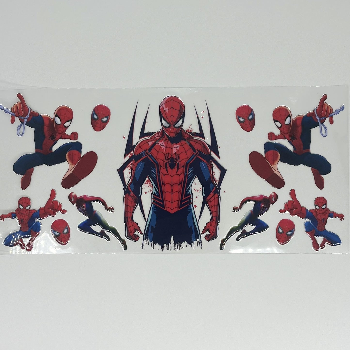 Superhero Standing Hero Pose UV DTF 16oz Cup Wrap