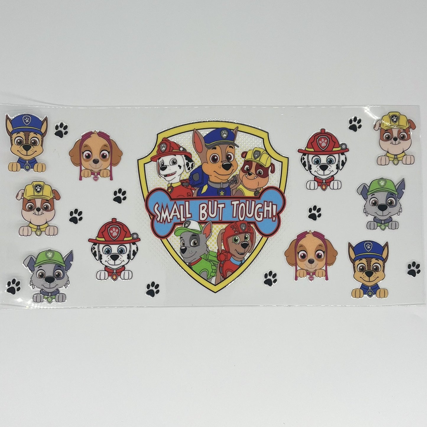 Super Hero Animals 'Small But Tough' UV DTF 16oz Wrap