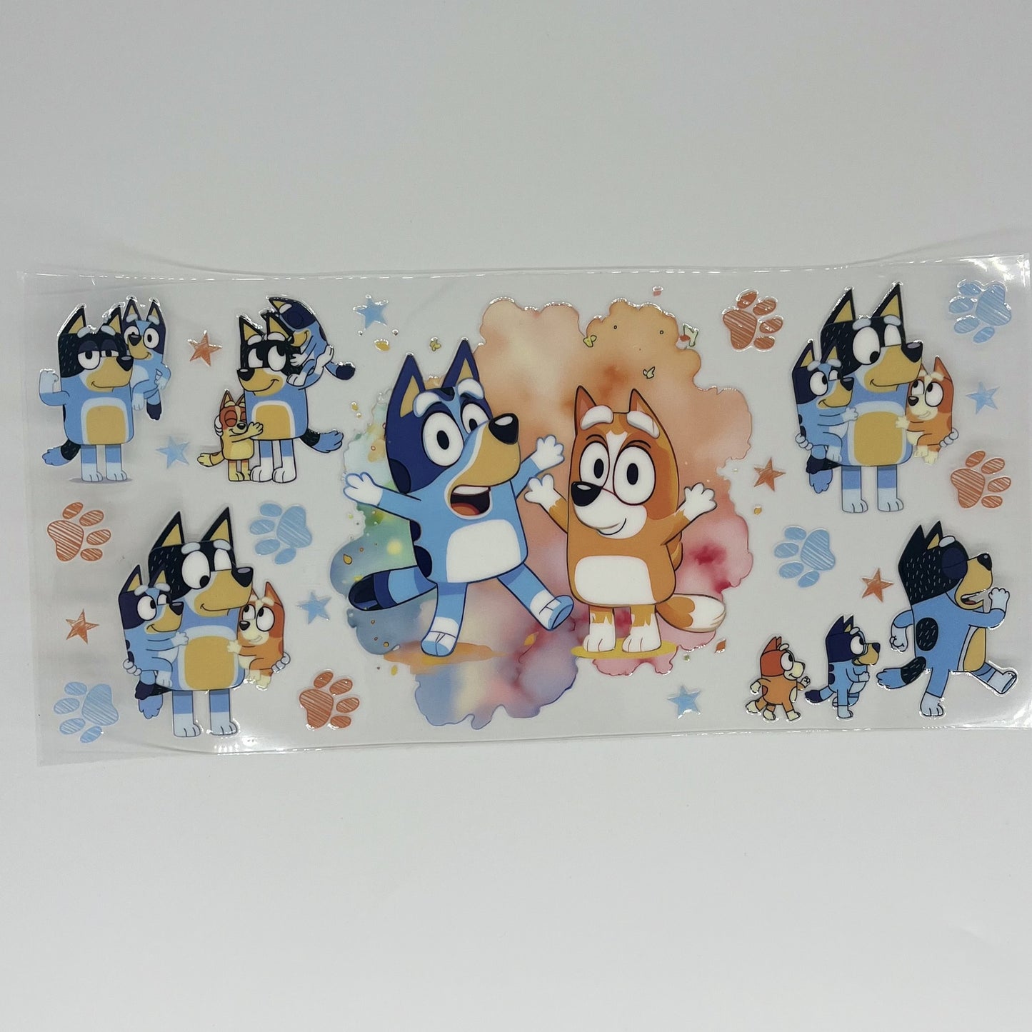 Bluey & Bingo UV DTF 16oz Wrap
