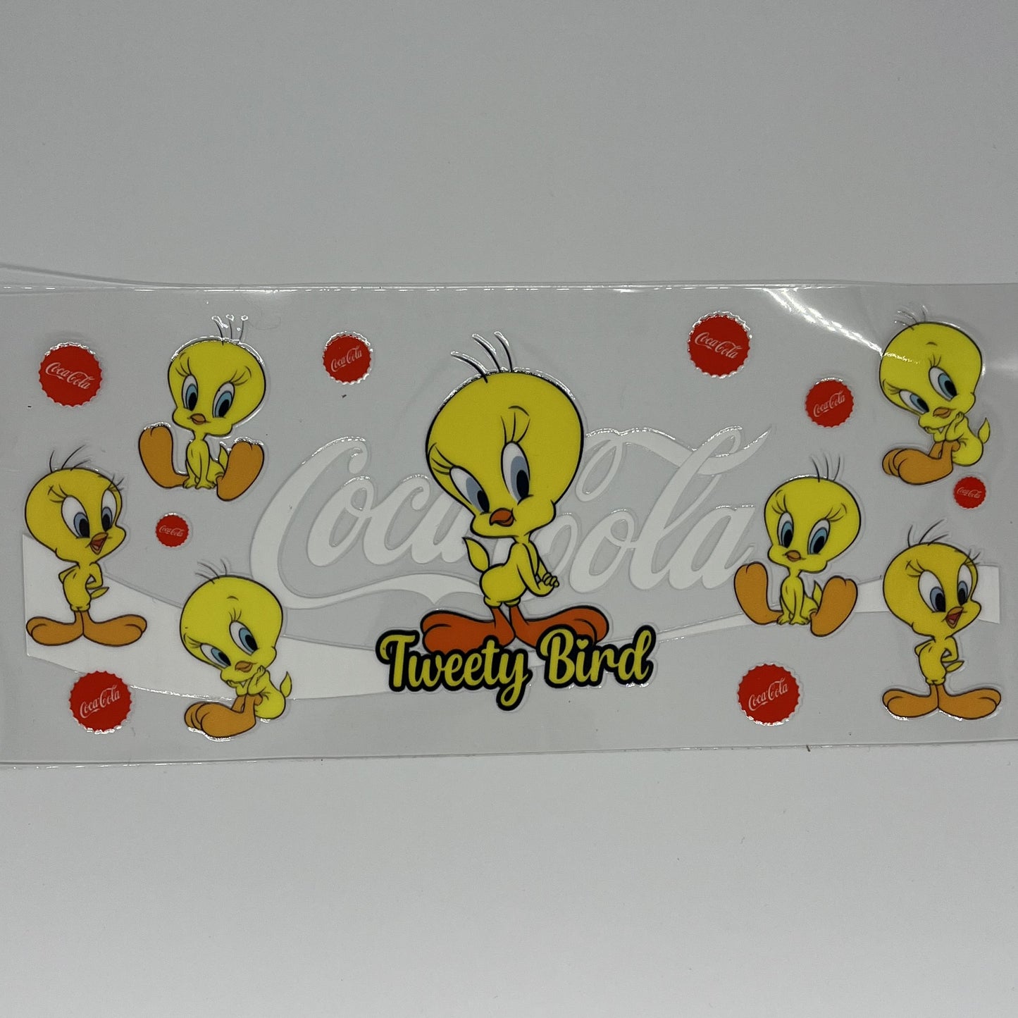 Tweety Bird Coca-Cola UV DTF 16oz Wrap