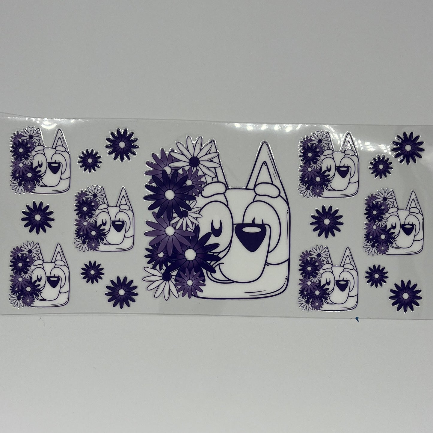 Bandit Floral UV DTF 16oz Wrap