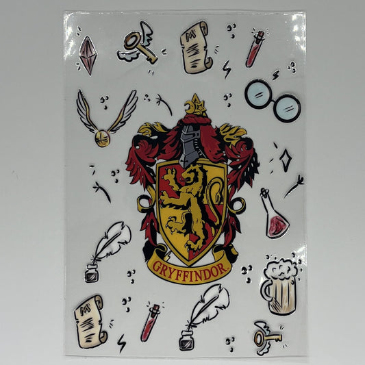 Gryffindor Crest UV DTF A5 Wrap