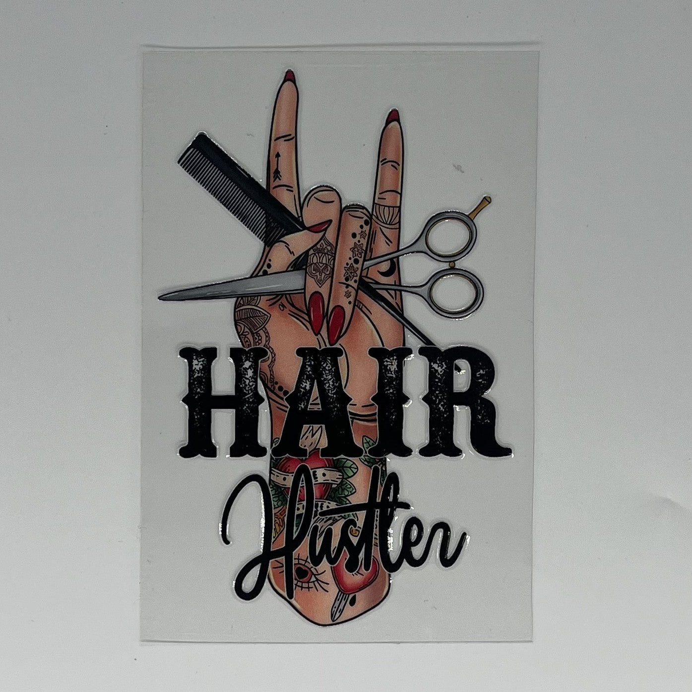 Hair Hustler UV DTF Decal