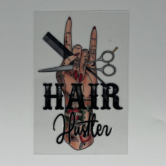 Hair Hustler UV DTF Decal