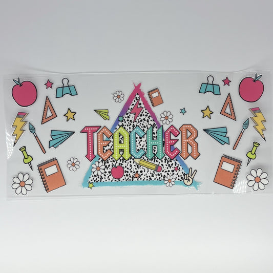 Teacher UV DTF 16oz Wrap