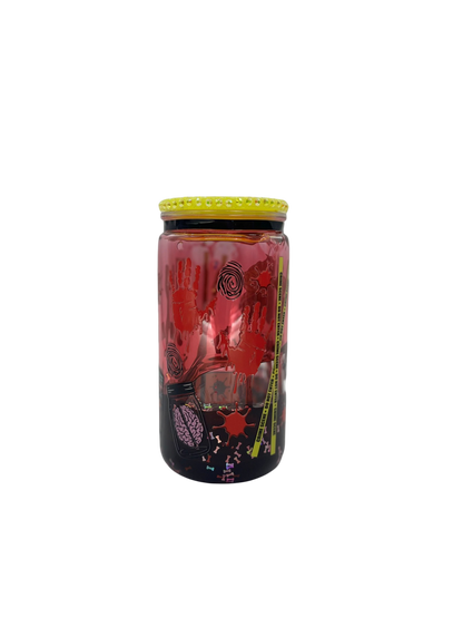Crime Scene "Attempted Murder" 16ozAcrylic Mason Jar Tumbler