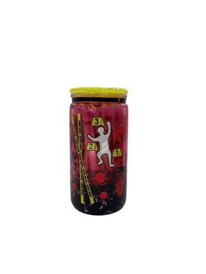 Crime Scene "Attempted Murder" 16ozAcrylic Mason Jar Tumbler