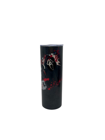 Ghostface Woodsboro Weekly 20oz Skinny Metal Tumbler
